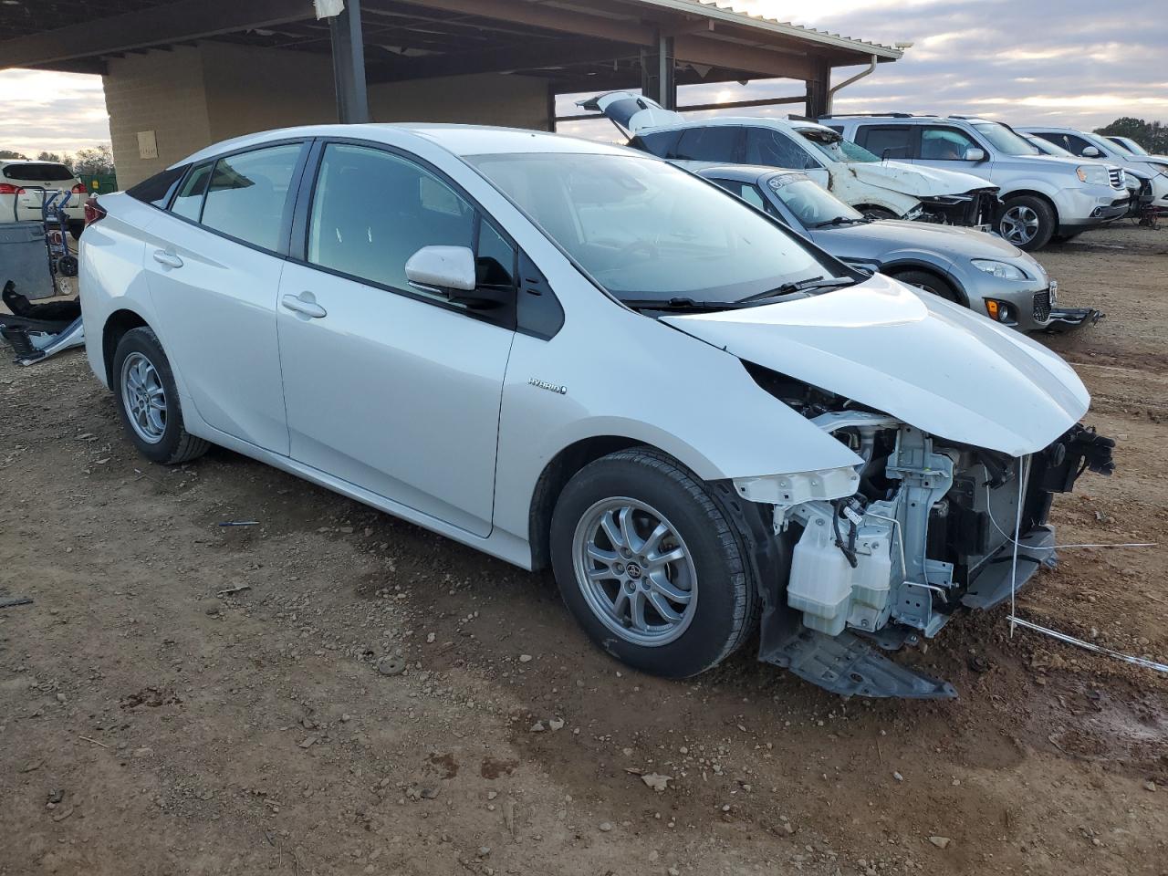 2022 Toyota Prius VIN JTDKAMFU8N3177960 Copart auction photo, front end damage thumbnail 4
