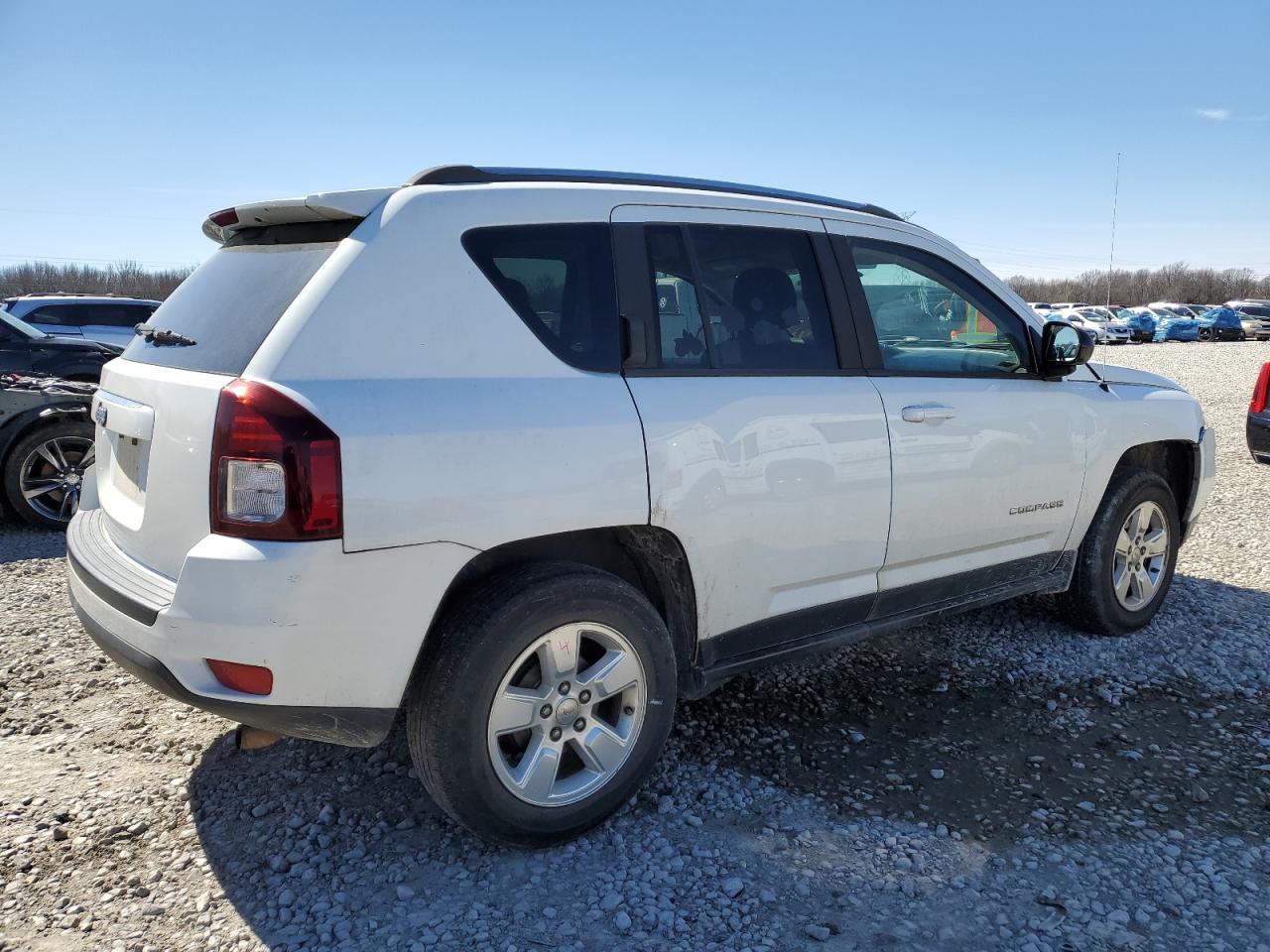 2014 Jeep Compass VIN 1C4NJCBA9ED843513 Copart auction photo, front end damage thumbnail 3