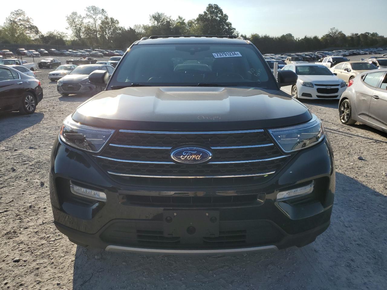 2020 Ford Explorer VIN 1FMSK8DH7LGC69573 Copart auction photo, all over damage thumbnail 5