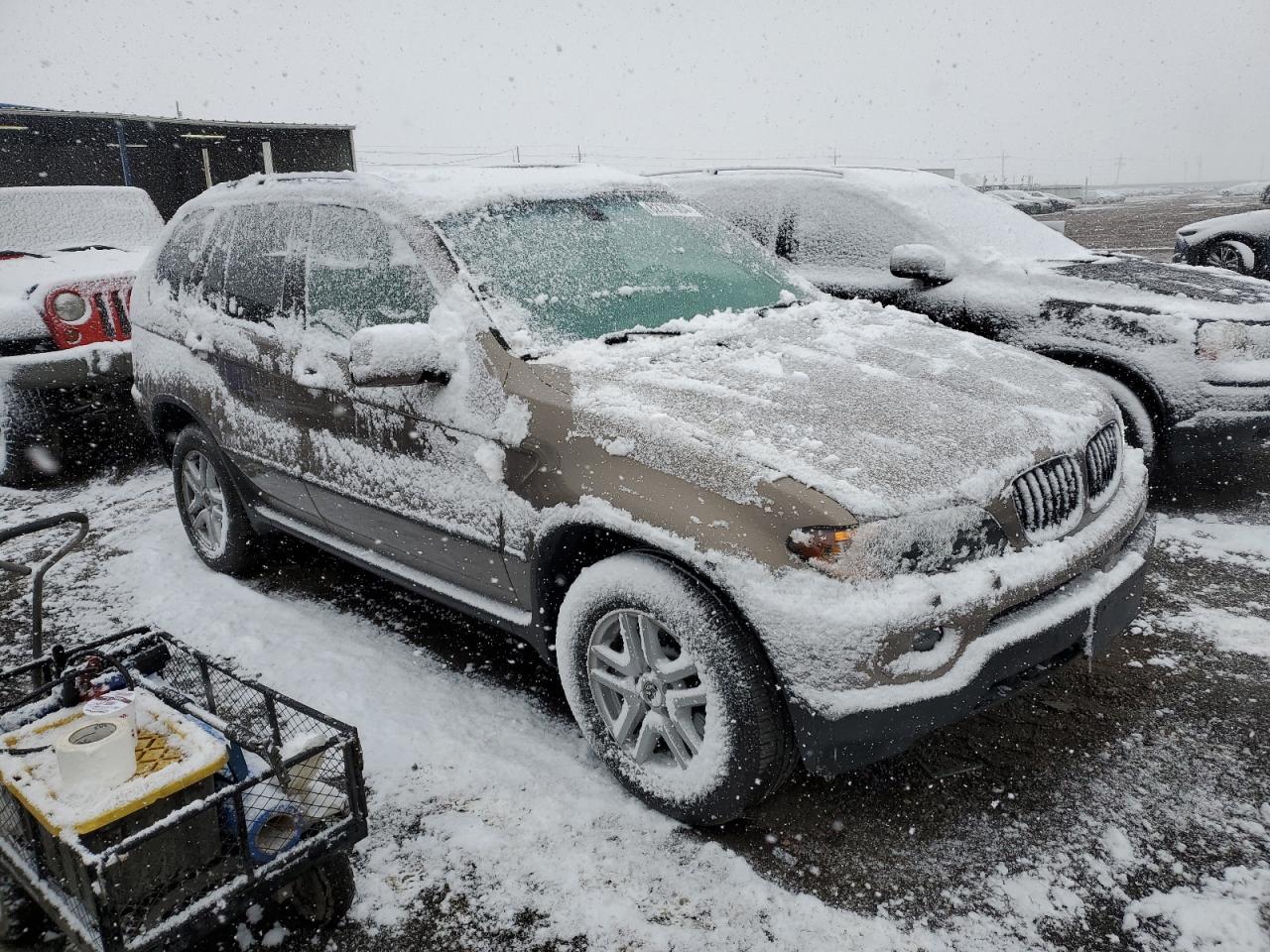 2004 BMW X5 VIN 5UXFA13594LU21710 Copart auction photo, undercarriage damage thumbnail 4