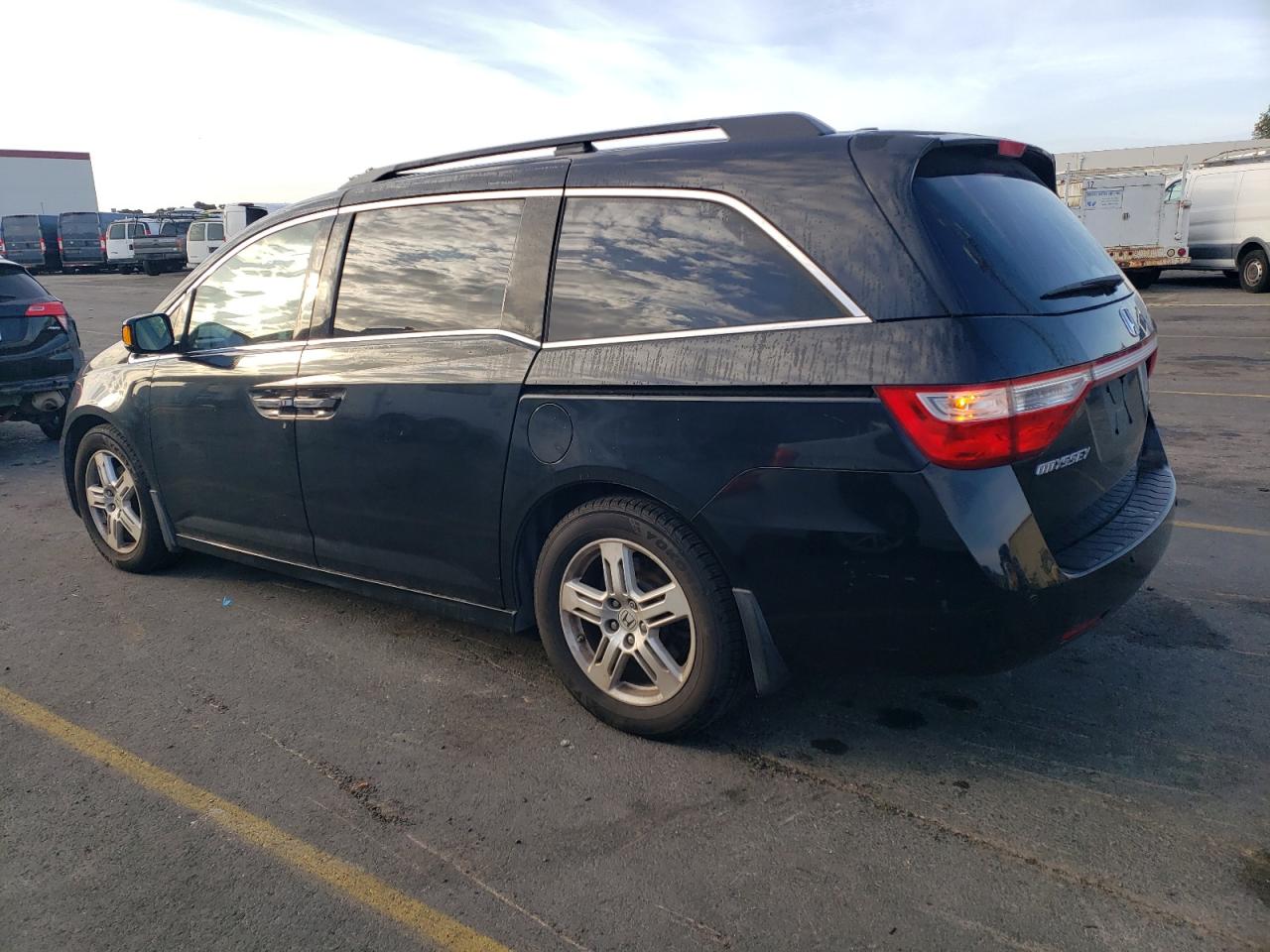2012 Honda Odyssey VIN 5FNRL5H99CB066633 Copart auction photo, side damage thumbnail 2