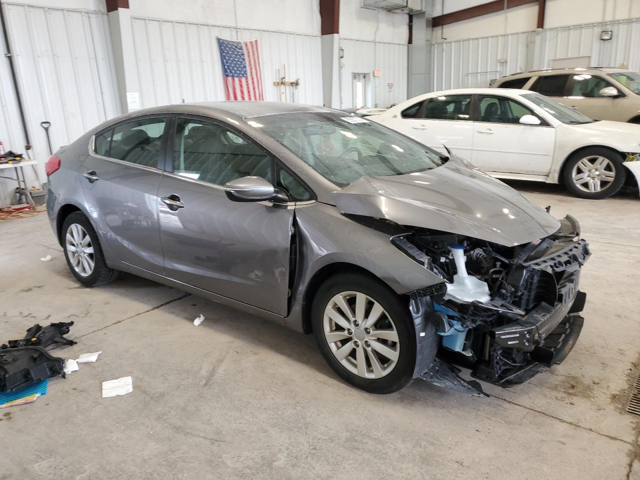 2015 KIA Forte VIN KNAFX4A88F5291924 Copart auction photo, front end damage thumbnail 4