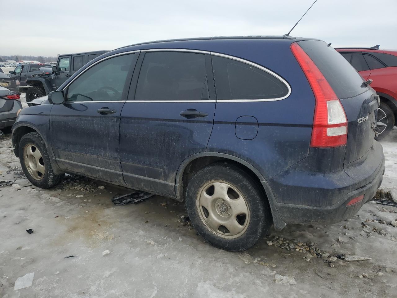 2007 Honda CR-V VIN JHLRE48367C056096 Copart auction photo, front end damage thumbnail 2