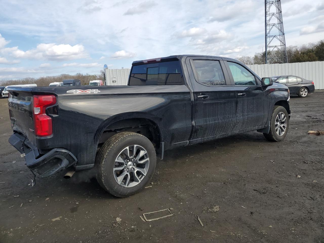 2023 Chevrolet Silverado VIN 1GCUDEED9PZ155912 Copart auction photo, front end / rear end damage thumbnail 3