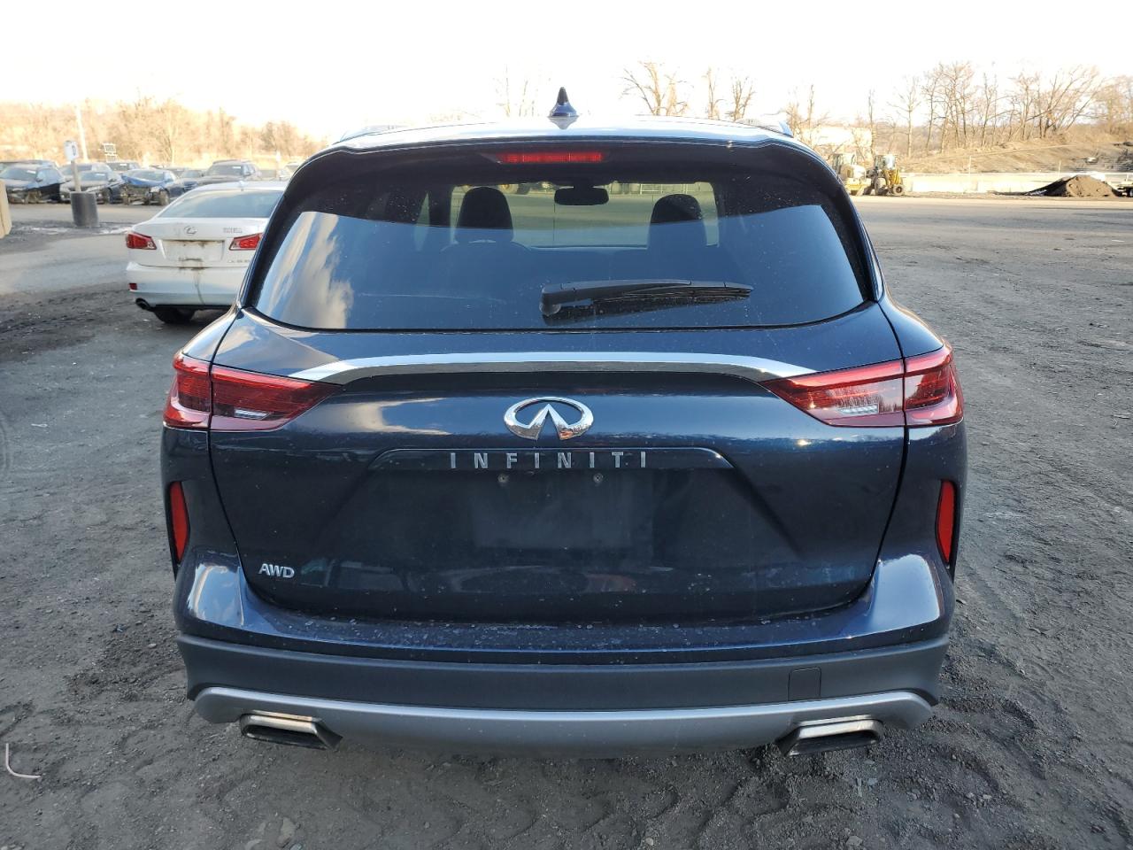 2019 Infiniti QX50 VIN 3PCAJ5M3XKF141682 Copart auction photo, side damage thumbnail 6