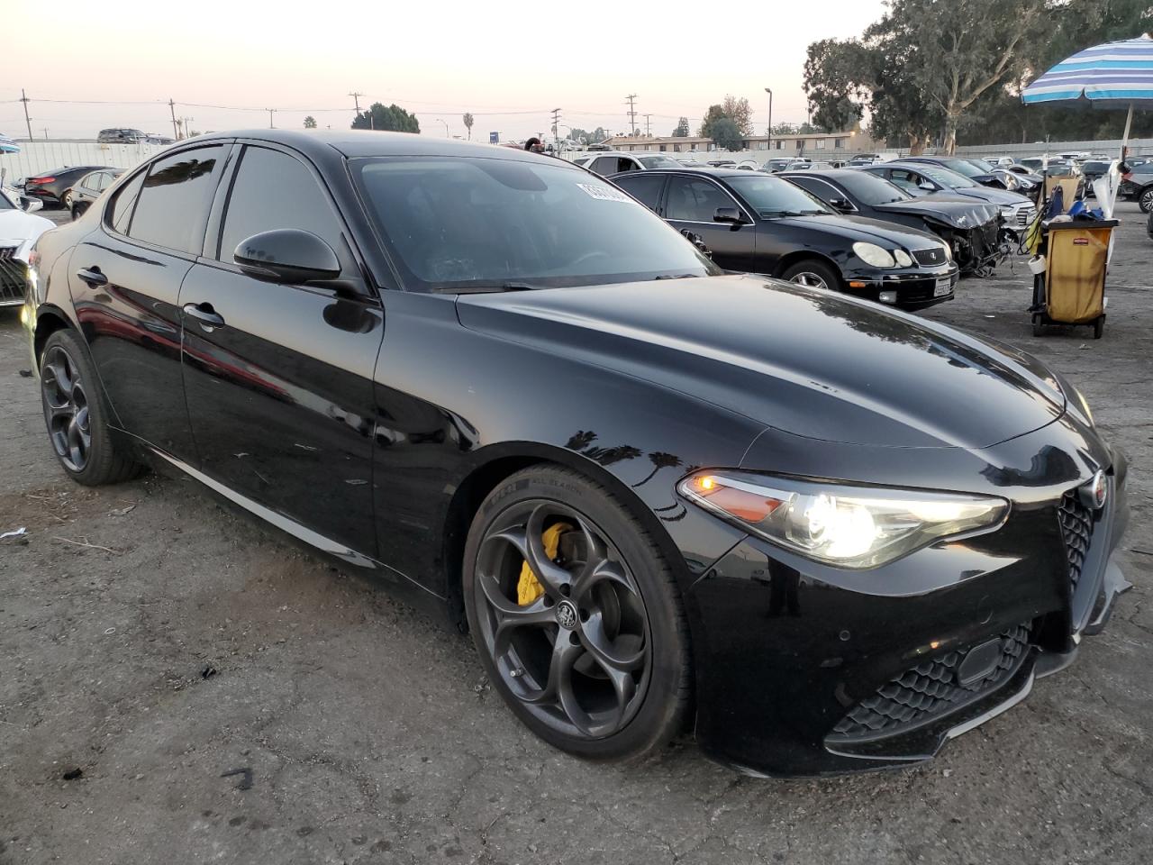 2019 Alfa Romeo Giulia VIN ZARFAMBN3K7621238 Copart auction photo, all over damage thumbnail 4