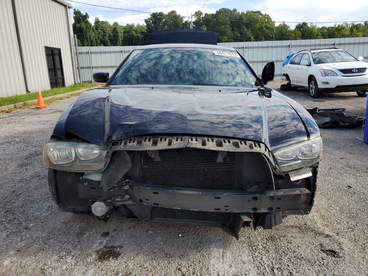 2014 Dodge Charger VIN 2C3CDXBG7EH147542 Copart auction photo, front end / side damage thumbnail 5