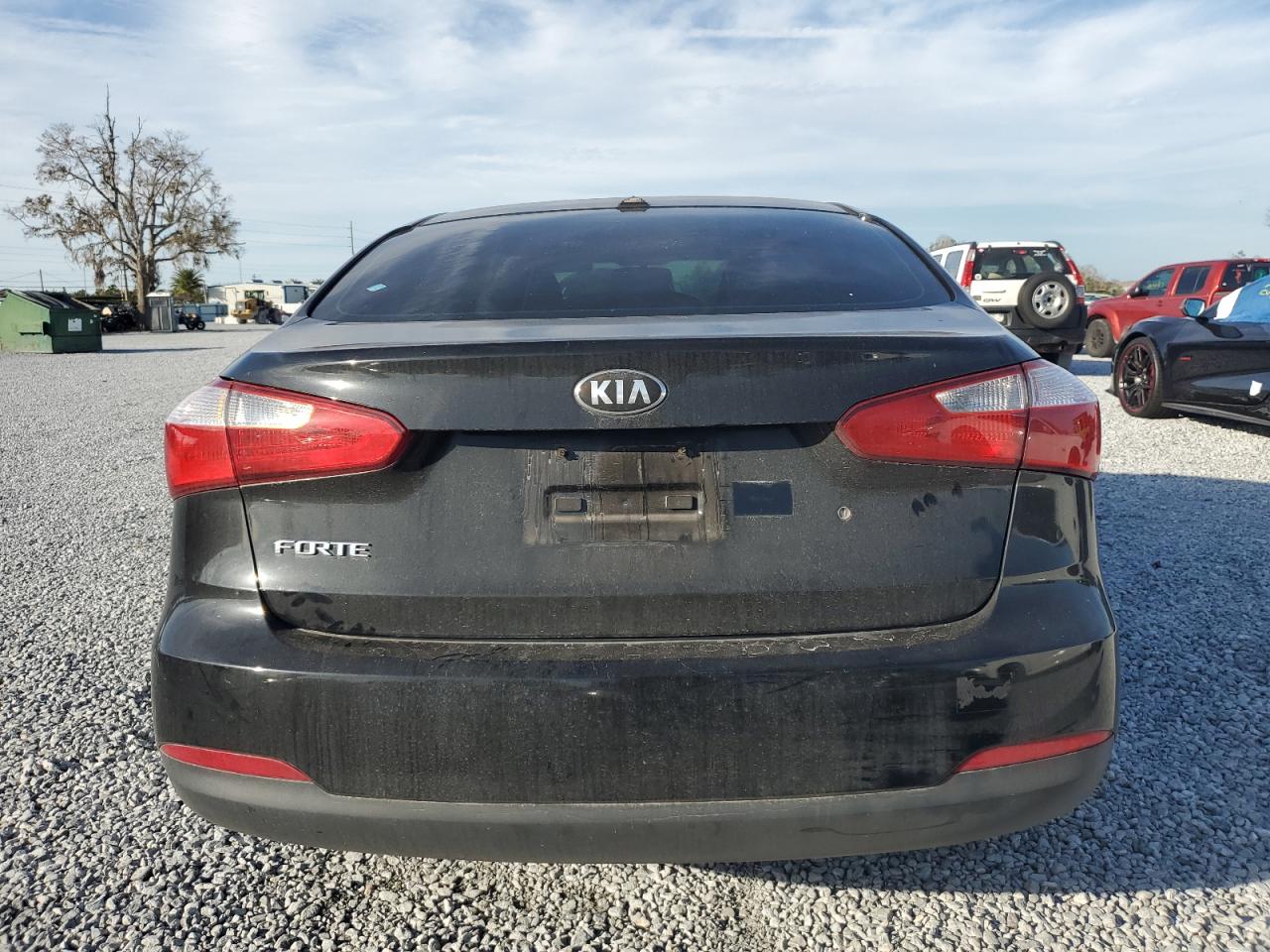 2014 KIA Forte VIN KNAFK4A64E5091361 Copart auction photo, all over damage thumbnail 6