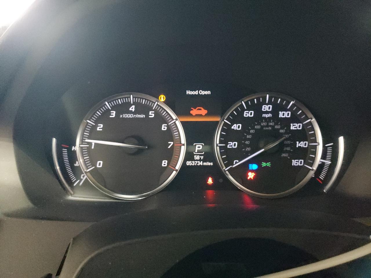 2020 Acura MDX VIN 5J8YD4H58LL009600 Copart auction photo, front end / side damage thumbnail 9