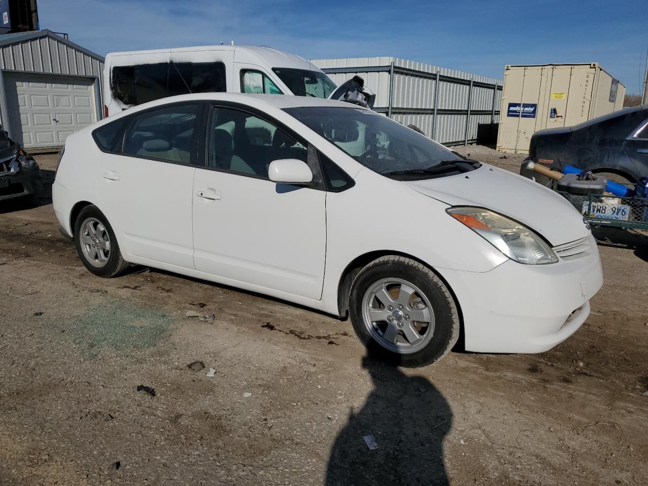 2005 Toyota Prius VIN JTDKB20U853080106 Copart auction photo, front end damage thumbnail 4