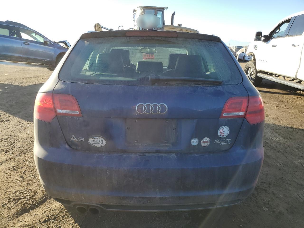 2013 Audi A3 VIN WAUMFAFMXDA029583 Copart auction photo, undercarriage damage thumbnail 6