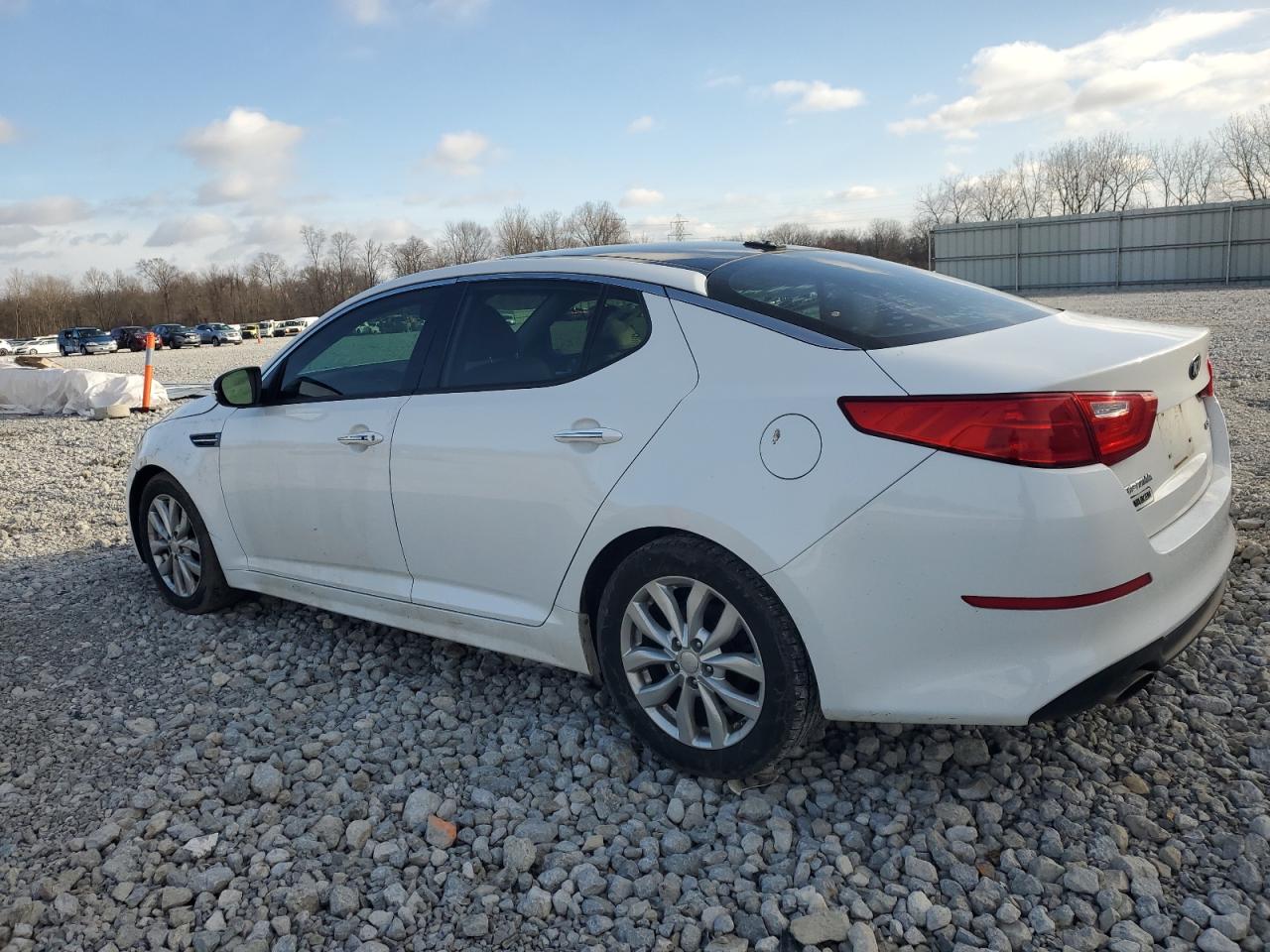 2015 KIA Optima VIN 5XXGN4A78FG434810 Copart auction photo, front end / side damage thumbnail 2