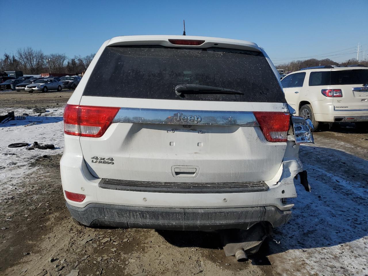 2013 Jeep Grand Cherokee VIN 1C4RJFAG6DC639510 Copart auction photo, side / rear end damage thumbnail 6