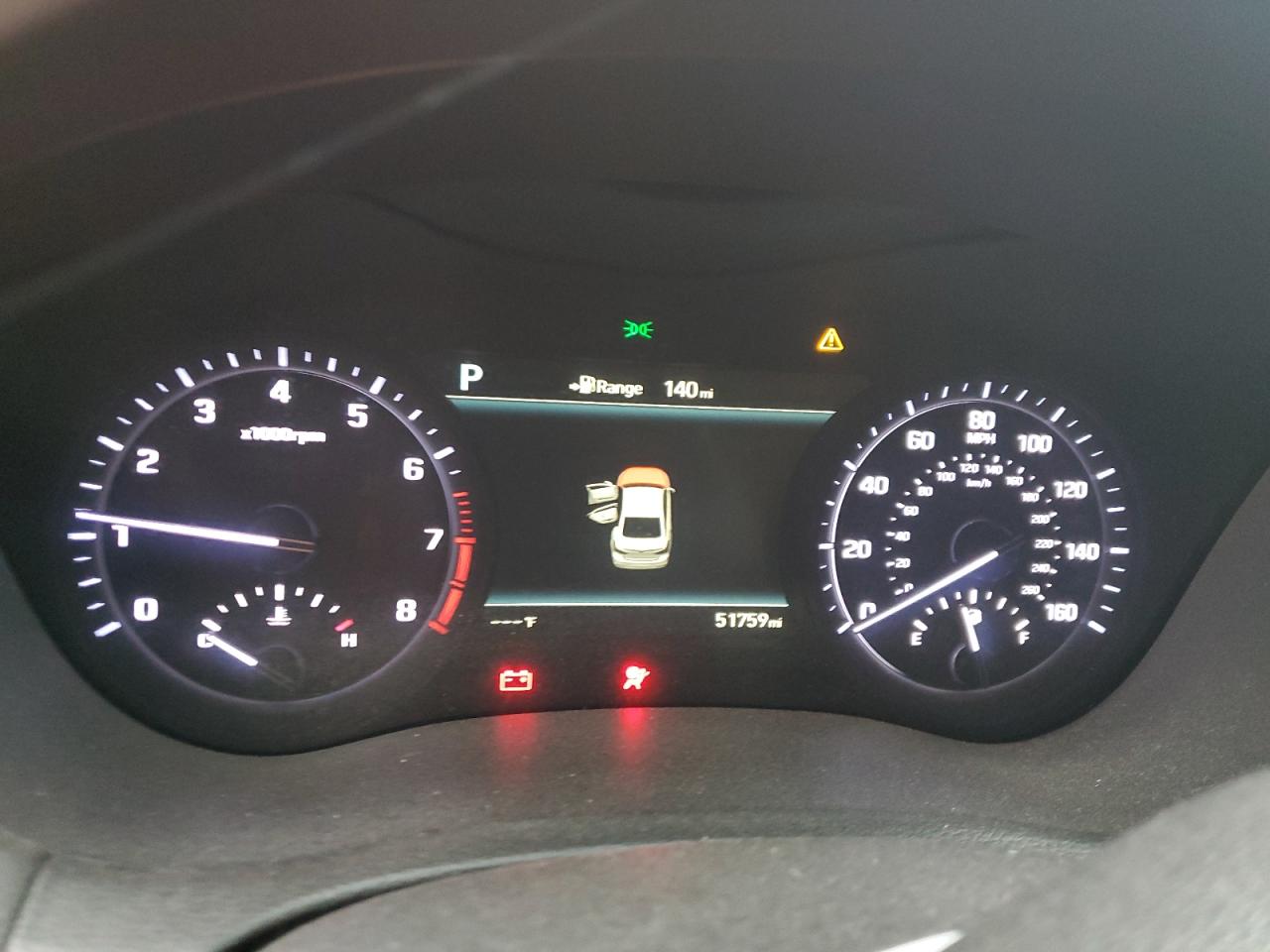 2019 Genesis G80 VIN KMTFN4JE3KU325722 Copart auction photo, side damage thumbnail 9