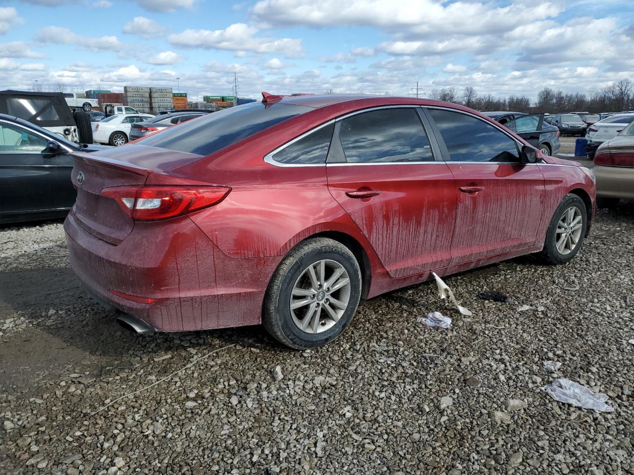 2016 Hyundai Sonata VIN 5NPE24AF8GH283786 Copart auction photo, front end damage thumbnail 3