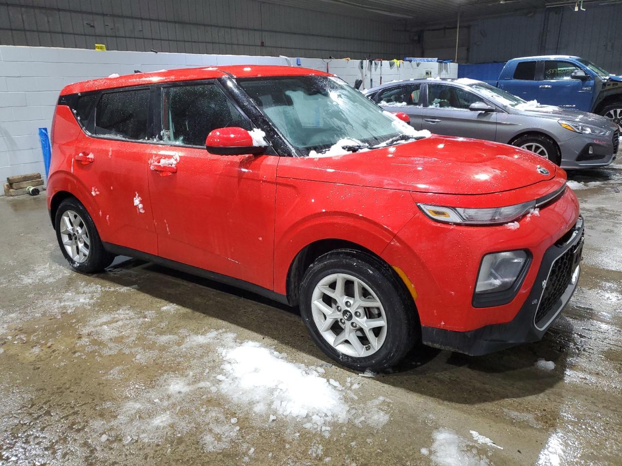 2021 KIA Soul VIN KNDJ23AU5M7142438 Copart auction photo, rear end damage thumbnail 4