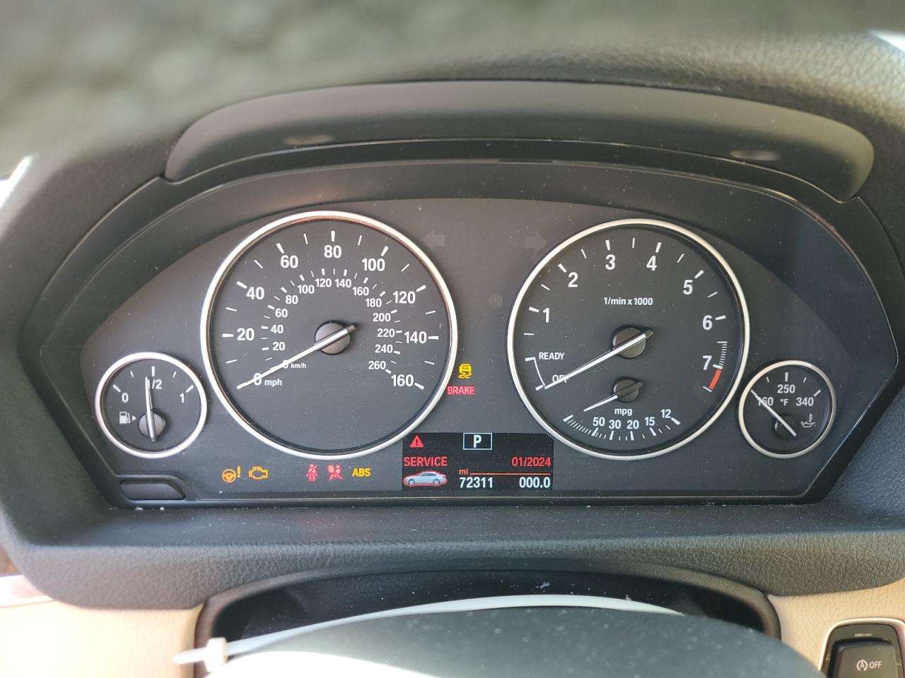2015 BMW 3er VIN WBA3B5C56FF959417 Copart auction photo, front end damage thumbnail 9