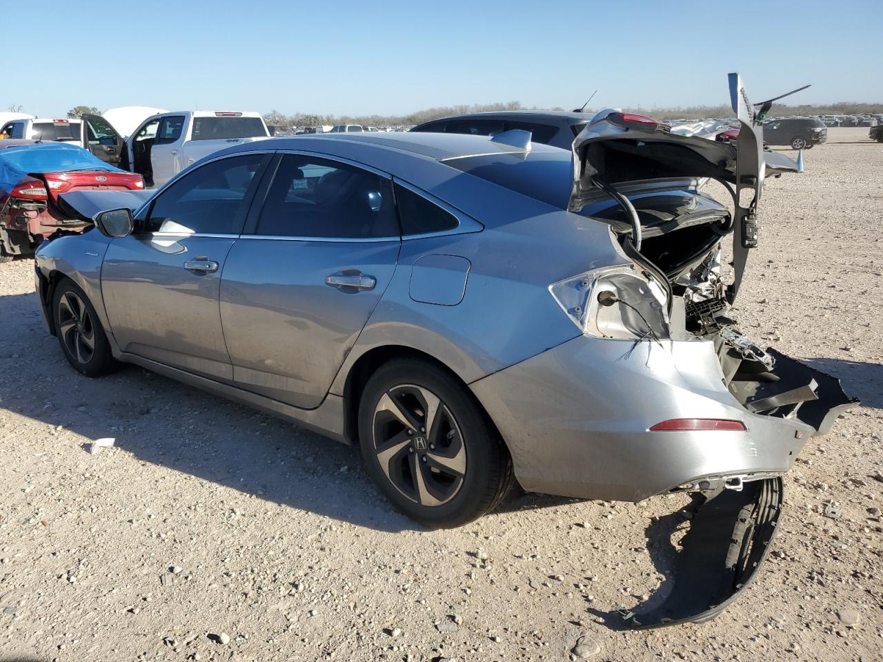 2022 Honda Insight VIN 19XZE4F50NE008083 Copart auction photo, rear end / front end damage thumbnail 2