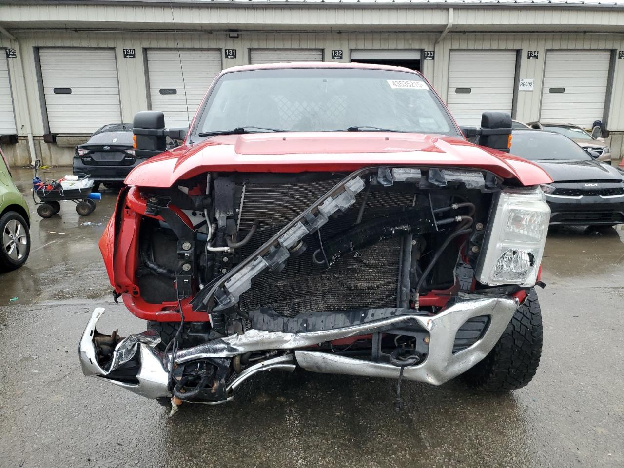 2015 Ford F250 VIN 1FD7W2B62FED31258 Copart auction photo, front end damage thumbnail 5