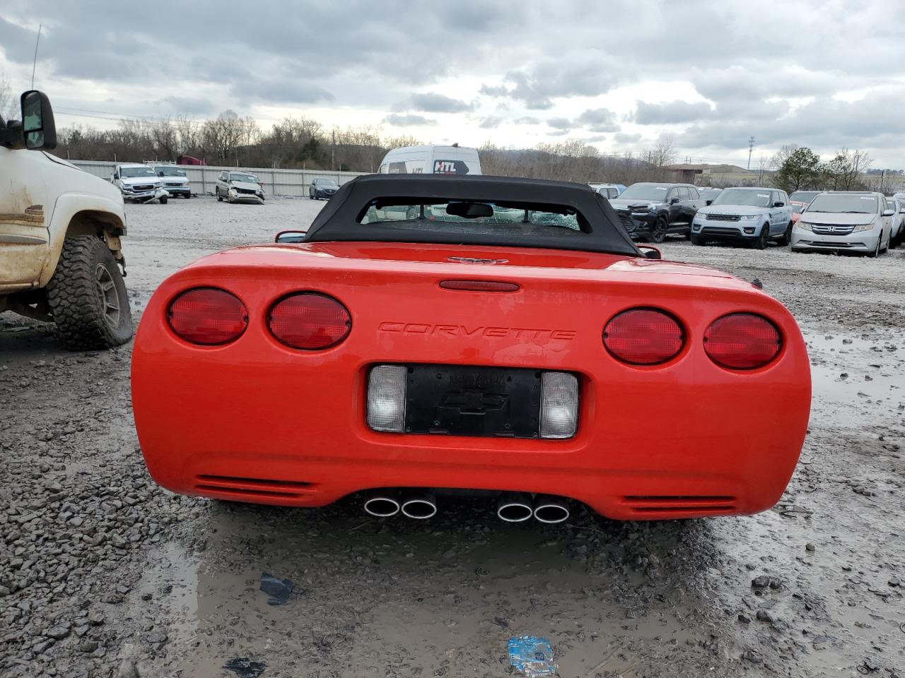 2002 Chevrolet Corvette VIN 1G1YY32G325123667 Copart auction photo, top/roof damage thumbnail 6