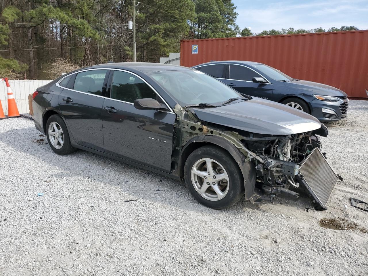 2018 Chevrolet Malibu VIN 1G1ZC5ST4JF201426 Copart auction photo, front end / mechanical damage thumbnail 4