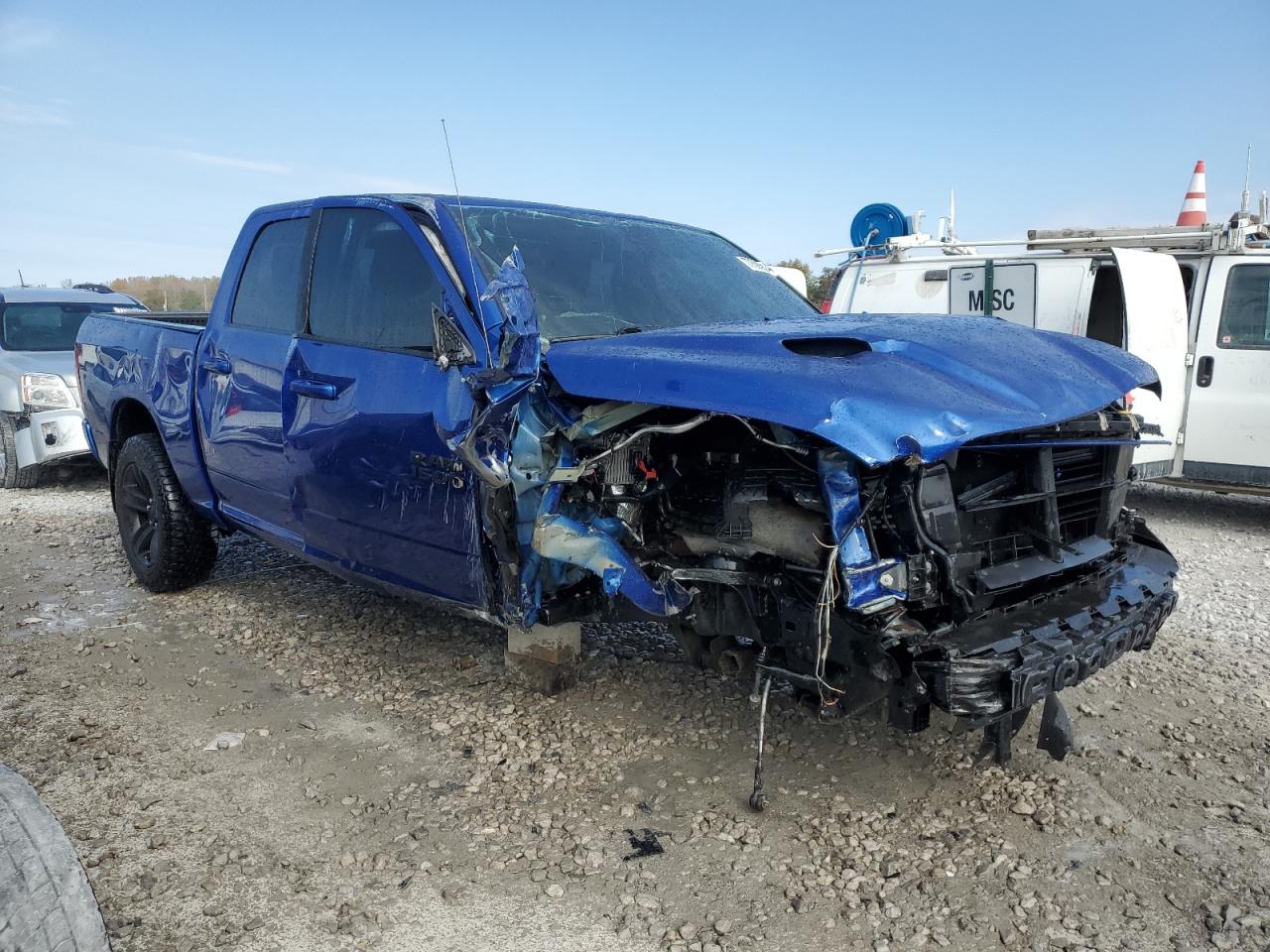 2018 RAM 1500 VIN 1C6RR7MT6JS151481 Copart auction photo, front end damage thumbnail 4
