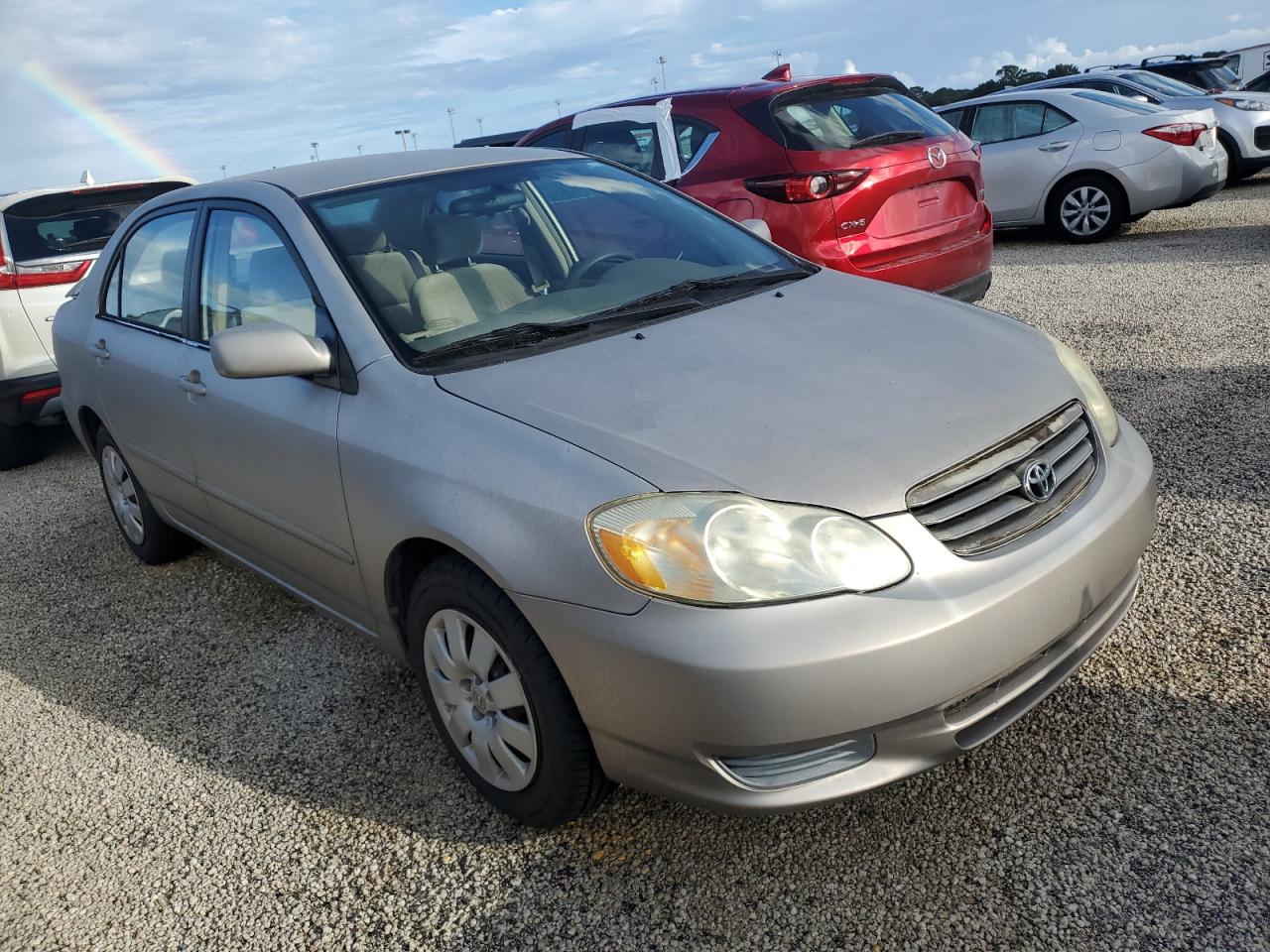 2003 Toyota Corolla VIN 1NXBR32E83Z124891 Copart auction photo, water/flood damage thumbnail 4