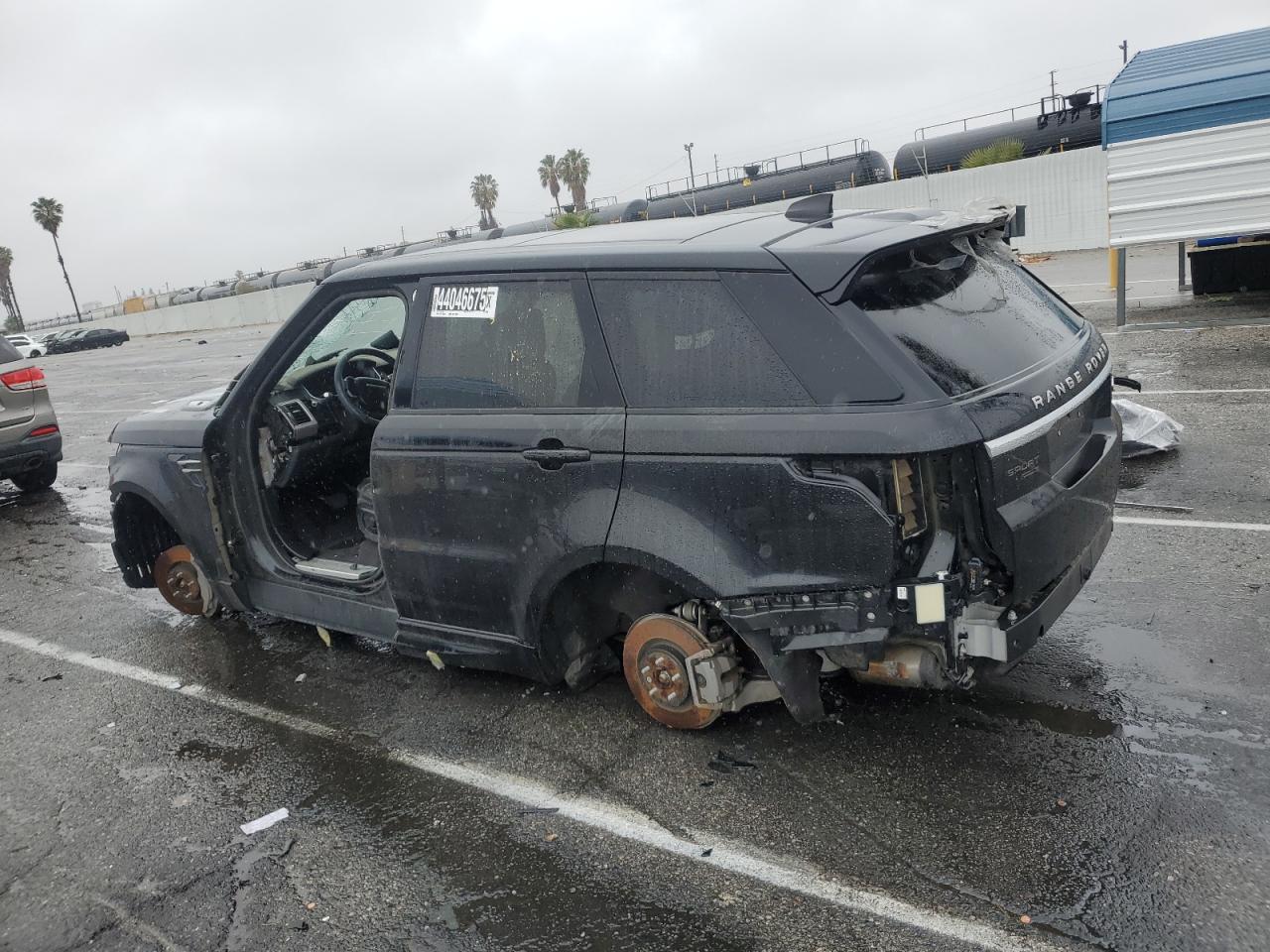 2018 Land Rover Range Rover VIN SALWR2RV3JA190696 Copart auction photo, vandalism / missing/altered vin damage thumbnail 2