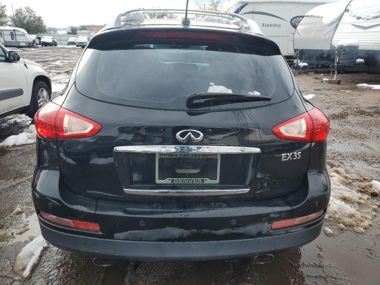 2008 Infiniti EX VIN JNKAJ09F98M360816 Copart auction photo, rear end damage thumbnail 6