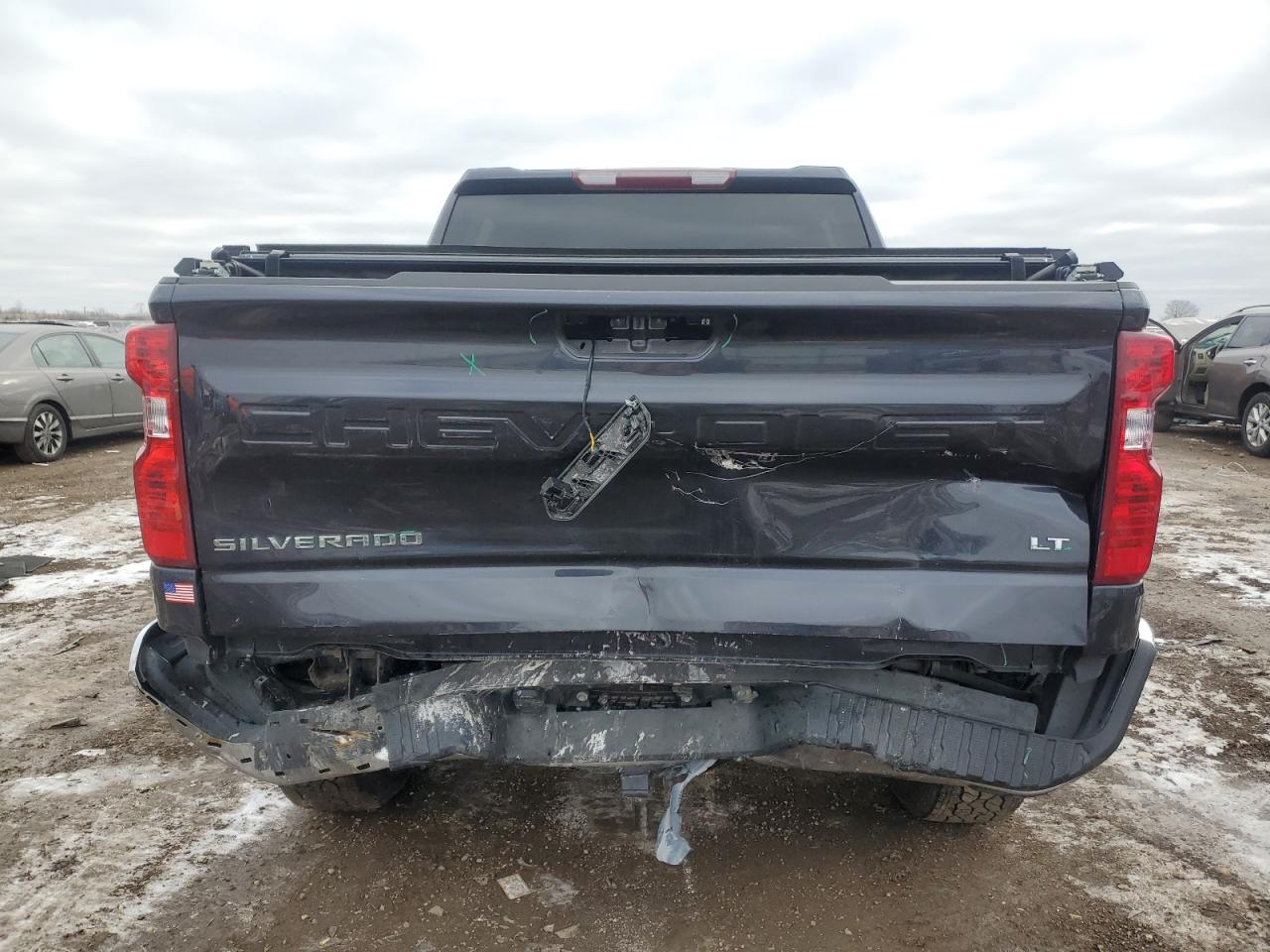 2023 Chevrolet Silverado VIN 2GCUDDEDXP1153475 Copart auction photo, all over damage thumbnail 6