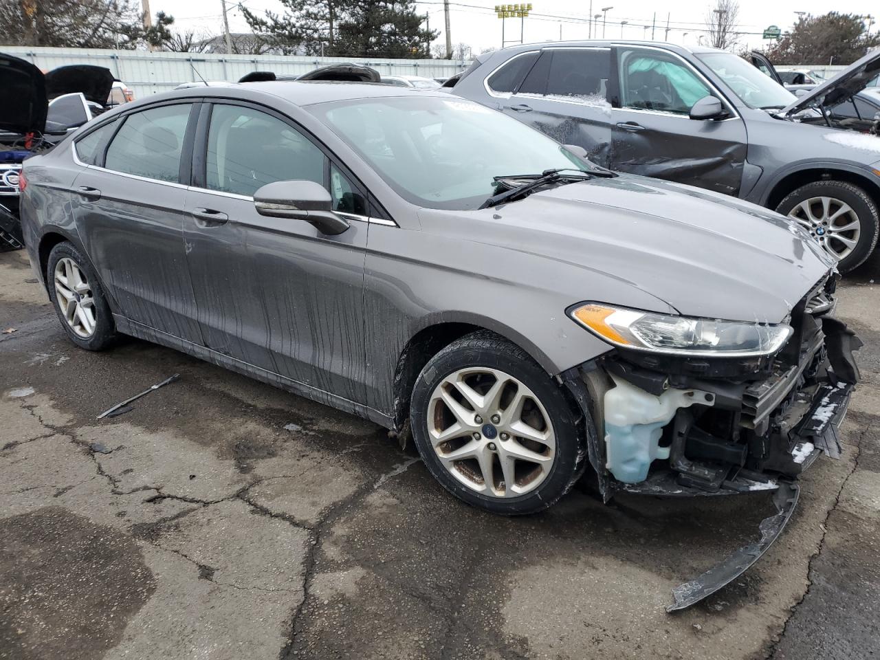2014 Ford Fusion VIN 3FA6P0H75ER220951 Copart auction photo, front end damage thumbnail 4