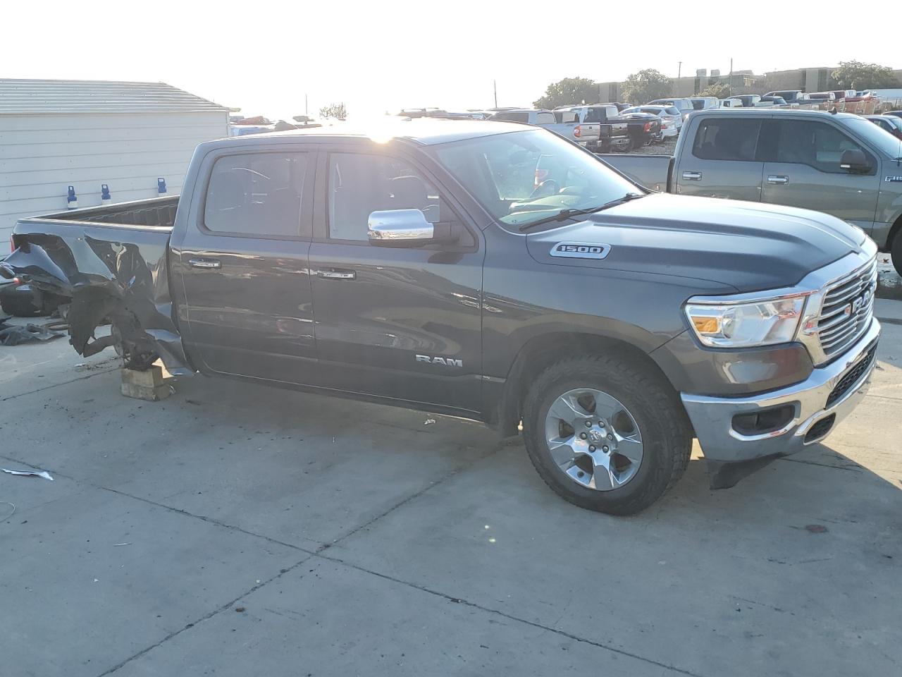 2019 RAM 1500 VIN 1C6RRFFG6KN727824 Copart auction photo, rear end damage thumbnail 4