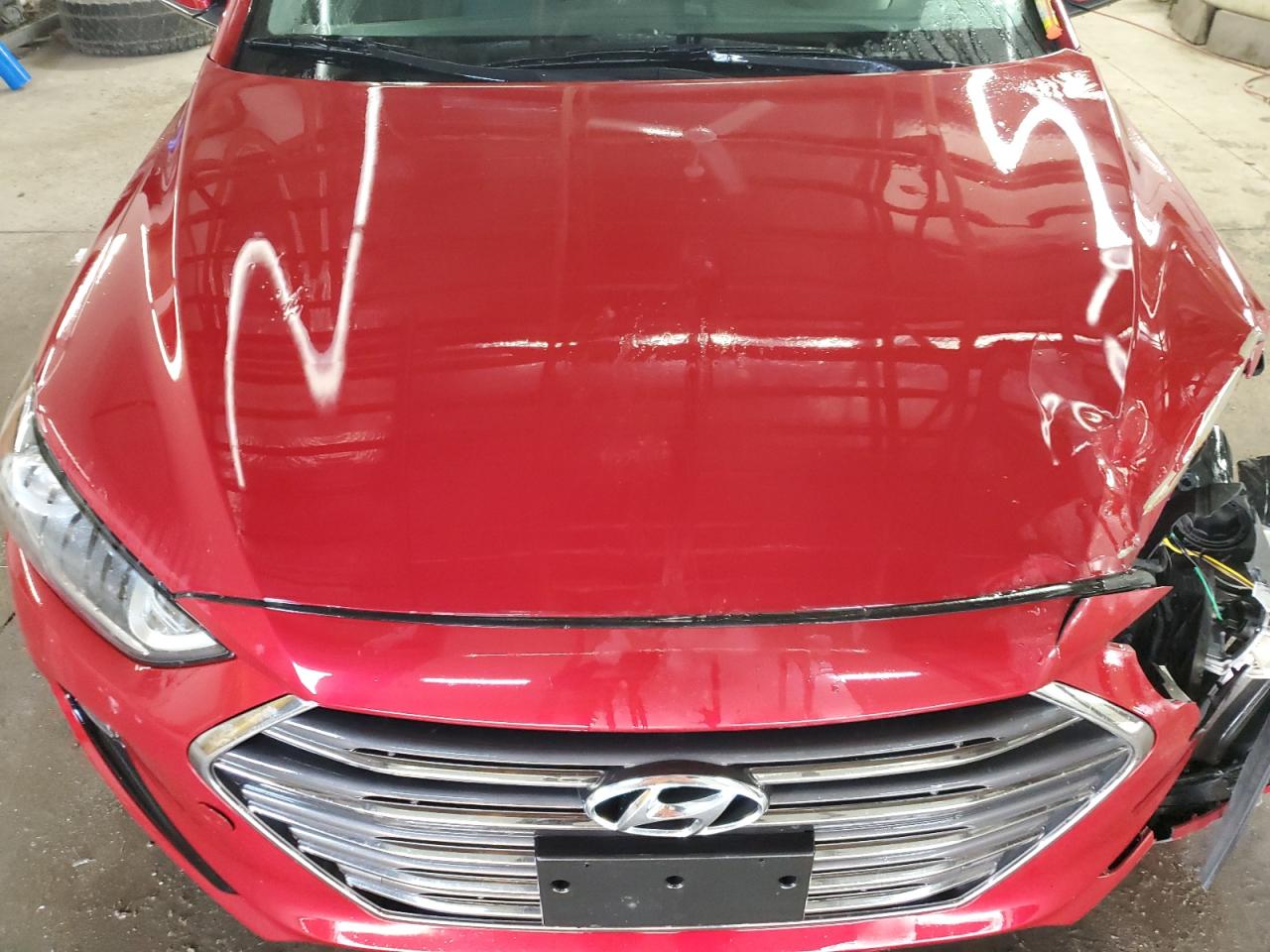 2017 Hyundai Elantra VIN KMHD84LF0HU211605 Copart auction photo, front end damage thumbnail 11