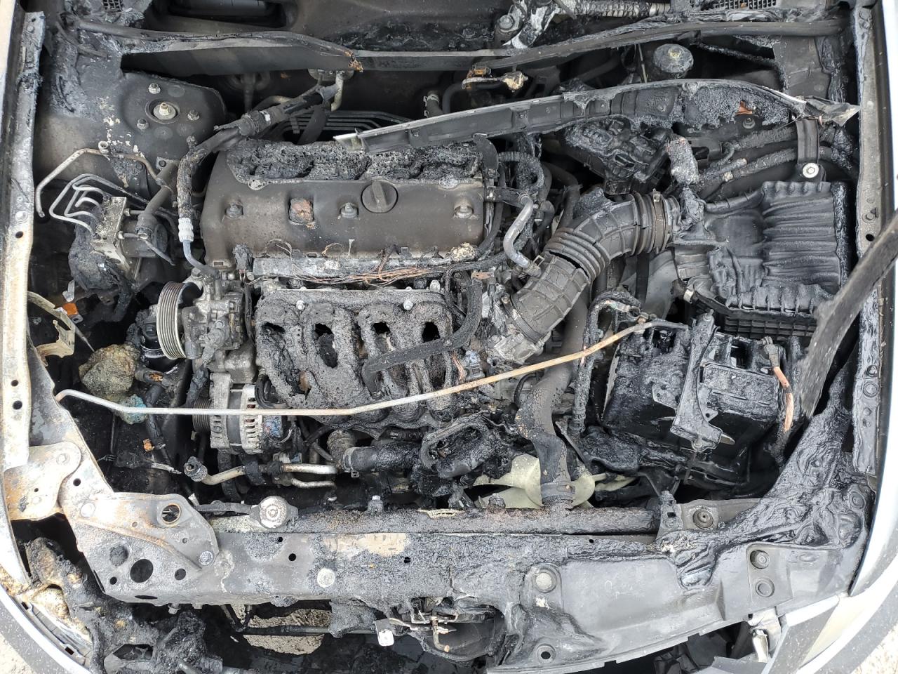 2012 Honda Accord VIN 1HGCP2F42CA083428 Copart auction photo, burn damage thumbnail 12