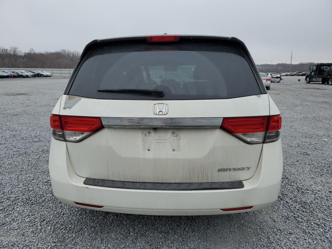 2015 Honda Odyssey VIN 5FNRL5H64FB027698 Copart auction photo, front end / minor dent/scratches damage thumbnail 6