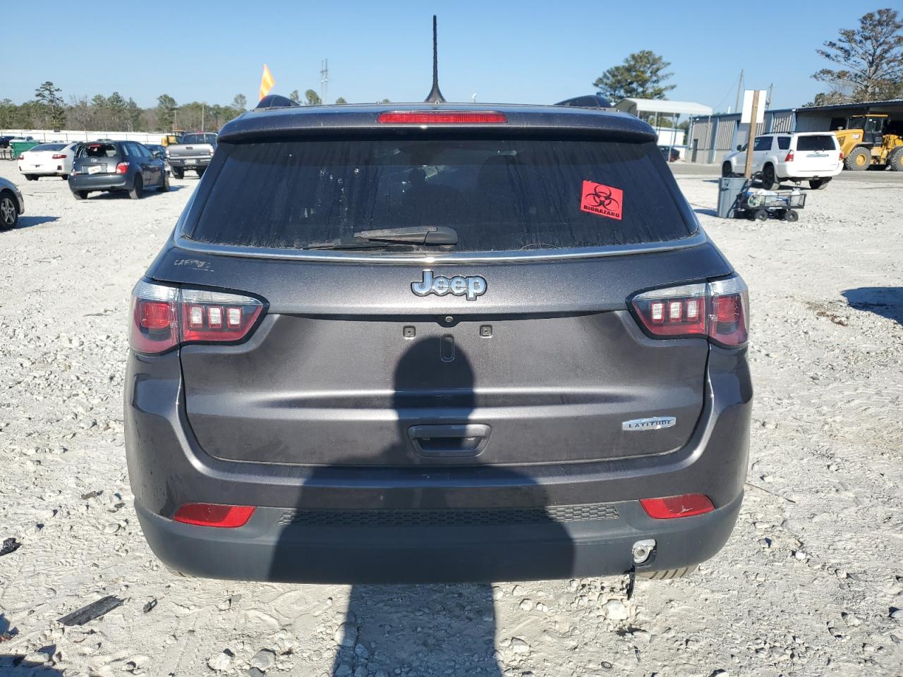 2019 Jeep Compass VIN 3C4NJCBB2KT840578 Copart auction photo, front end / side damage thumbnail 6