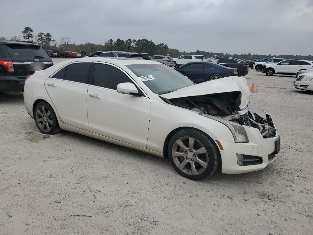 2013 Cadillac ATS VIN 1G6AC5SX9D0131519 Copart auction photo, front end / minor dent/scratches damage thumbnail 4