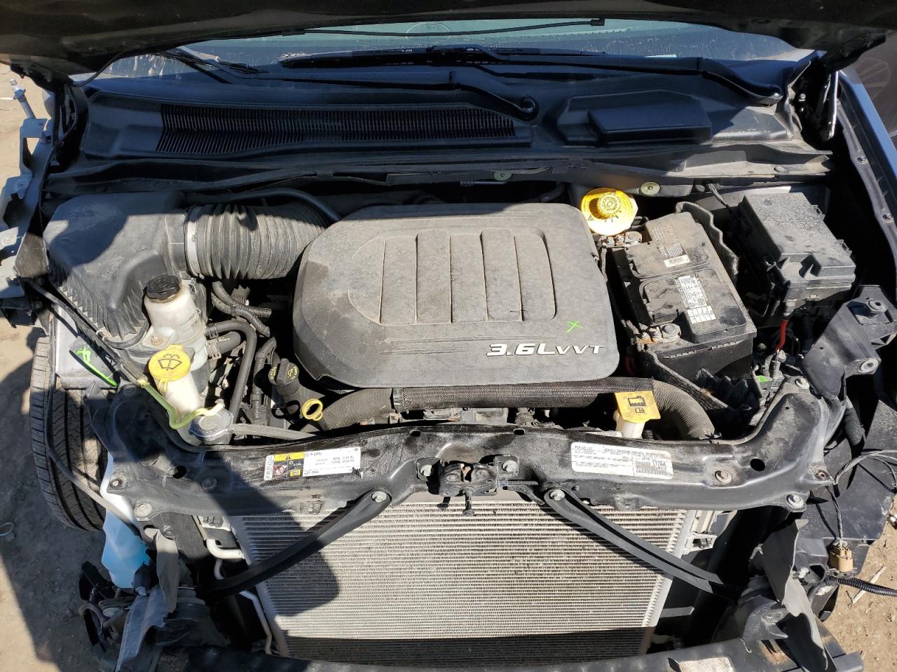 2015 Dodge Caravan VIN 2C4RDGBG4FR668476 Copart auction photo, front end damage thumbnail 11