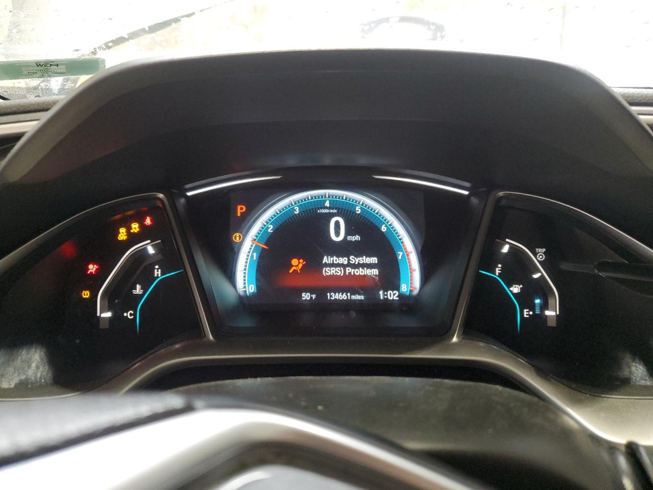 2018 Honda Civic VIN 2HGFC2F73JH503747 Copart auction photo, front end / rear end damage thumbnail 9