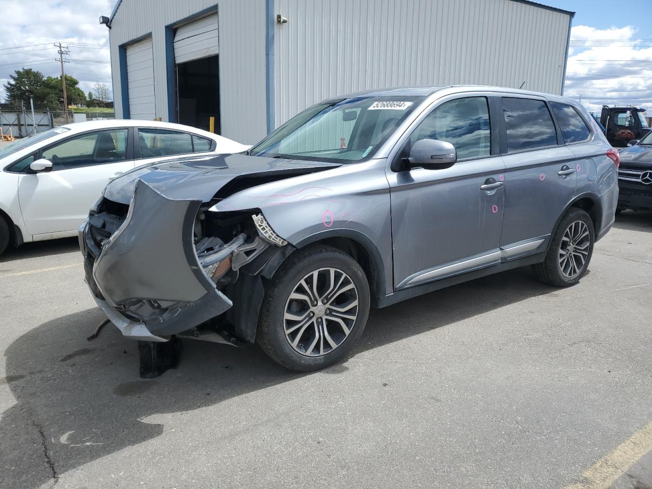 2016 Mitsubishi Outlander VIN JA4AZ3A36GZ016854