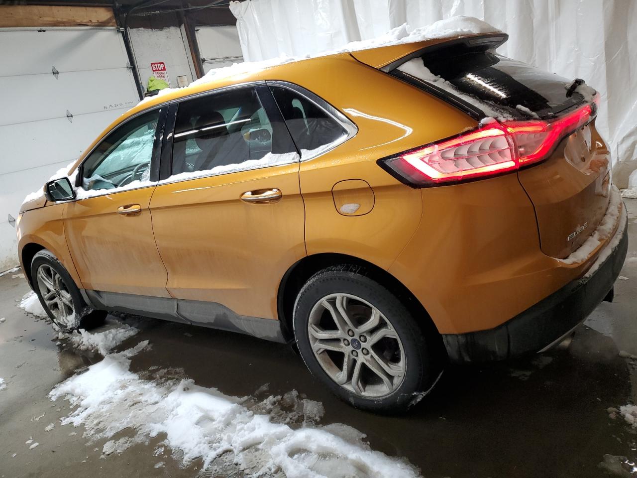2016 Ford Edge VIN 2FMPK4K90GBB82962 Copart auction photo, front end / side damage thumbnail 2
