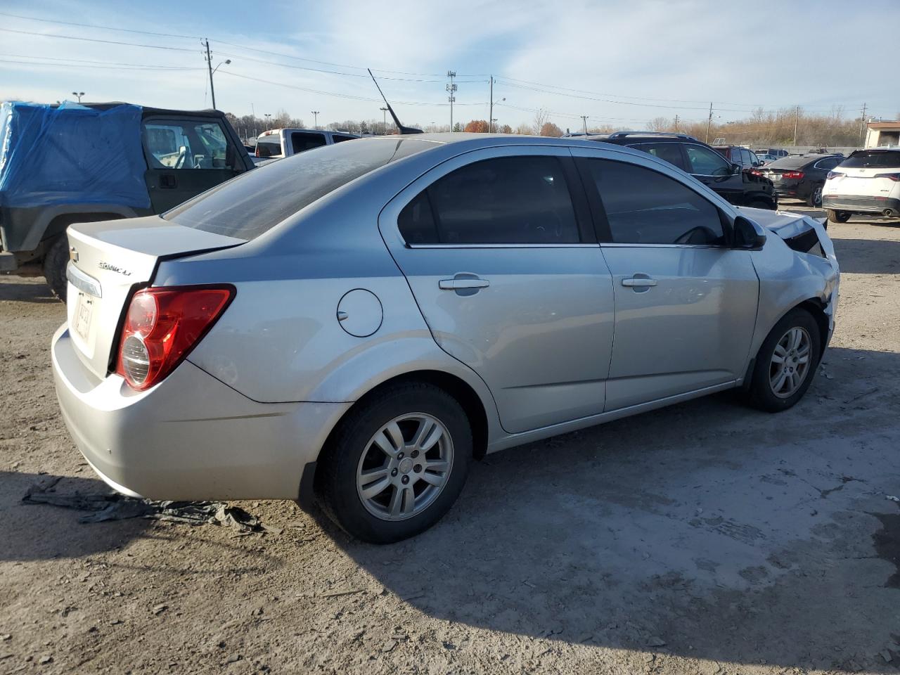 2014 Chevrolet Sonic VIN 1G1JC5SH5E4239175 Copart auction photo, front end / mechanical damage thumbnail 3