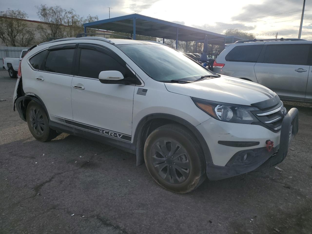 2014 Honda CR-V VIN 5J6RM4H59EL031511 Copart auction photo, rear end damage thumbnail 4