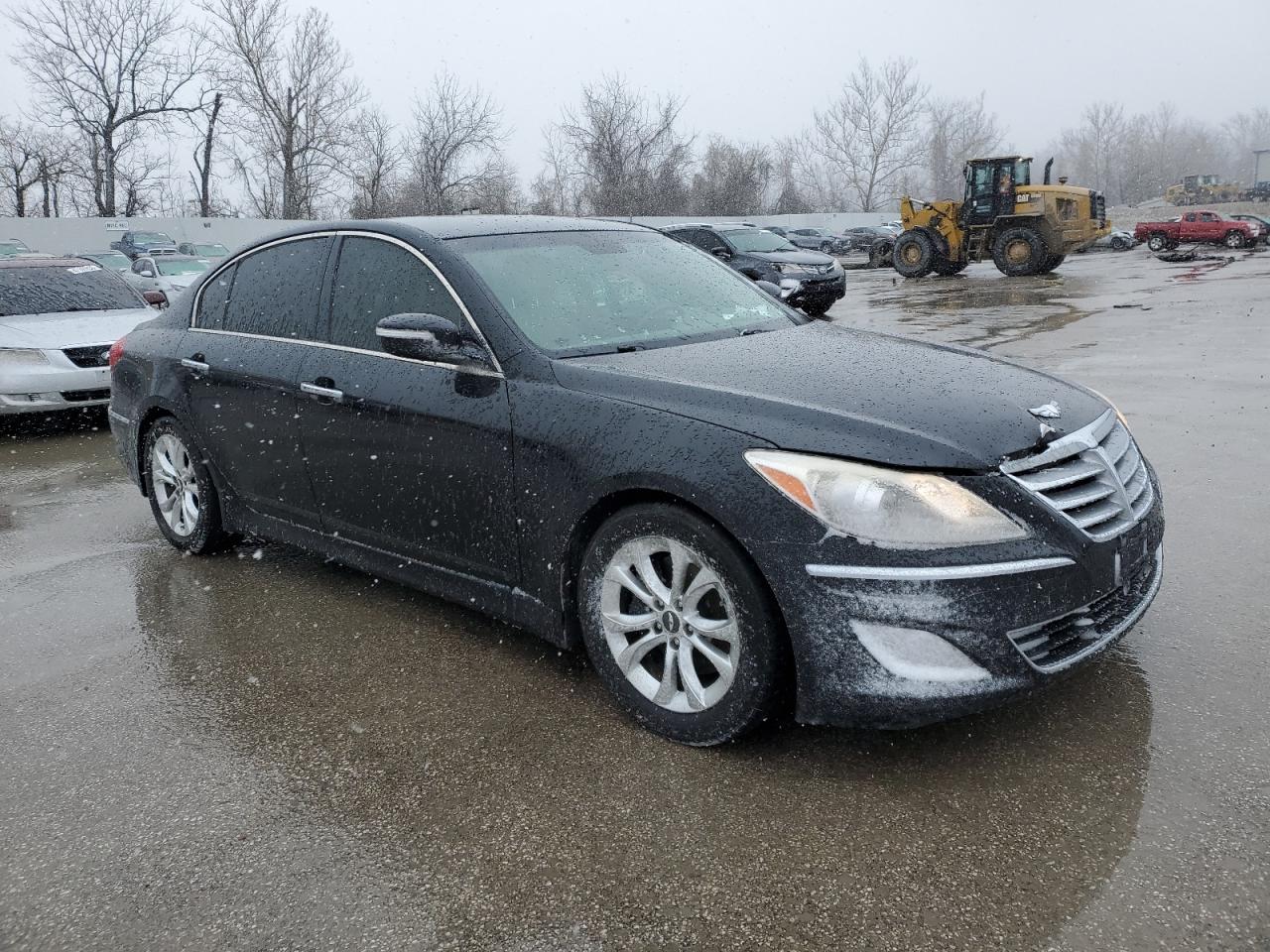 2012 Hyundai Genesis VIN KMHGC4DD4CU174933 Copart auction photo, front end damage thumbnail 4
