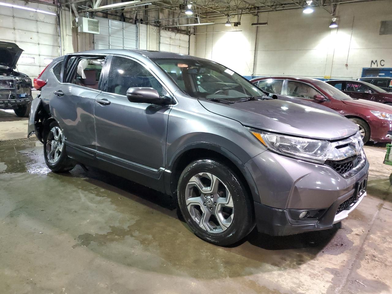 2019 Honda CR-V VIN 2HKRW2H80KH677888 Copart auction photo, rear end / side damage thumbnail 4