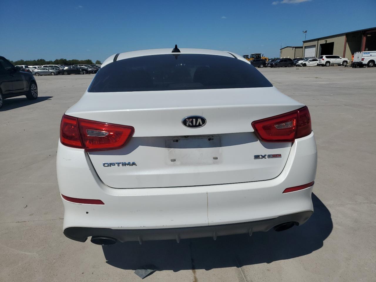 2015 KIA Optima VIN 5XXGR4A62FG416959 Copart auction photo, front end damage thumbnail 6