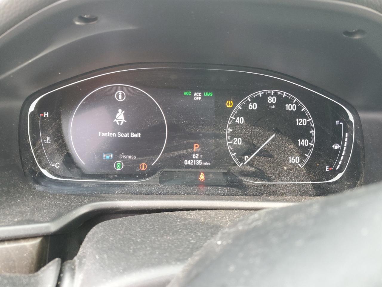 2020 Honda Accord VIN 1HGCV1F45LA129723 Copart auction photo, undercarriage / front end damage thumbnail 9