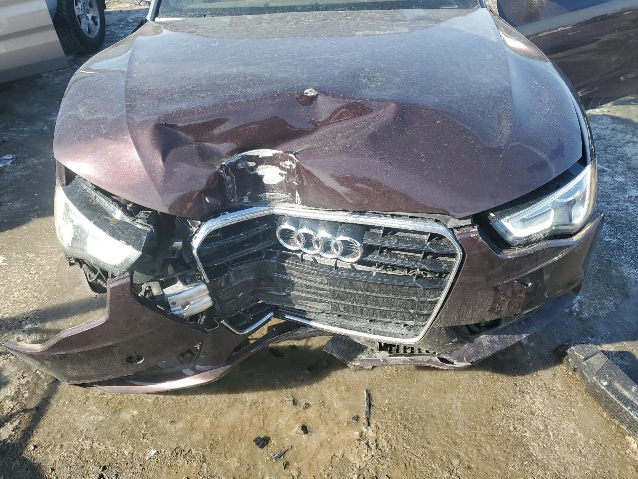 2014 Audi A5 VIN WAULFAFH6EN003023 Copart auction photo, front end / minor dent/scratches damage thumbnail 11