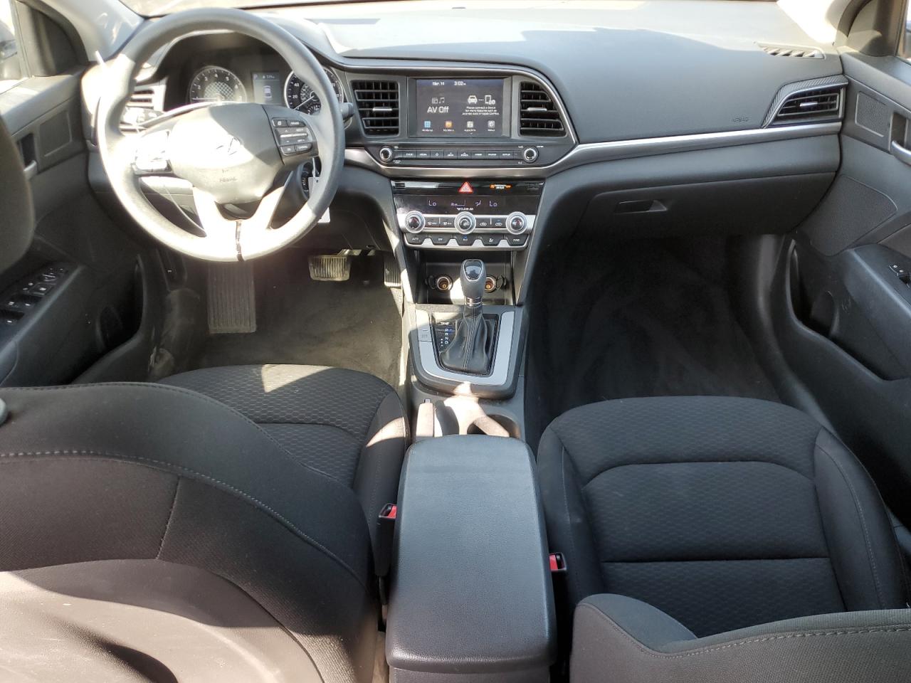 2020 Hyundai Elantra VIN KMHD84LF5LU938618 Copart auction photo, rear end / side damage thumbnail 8