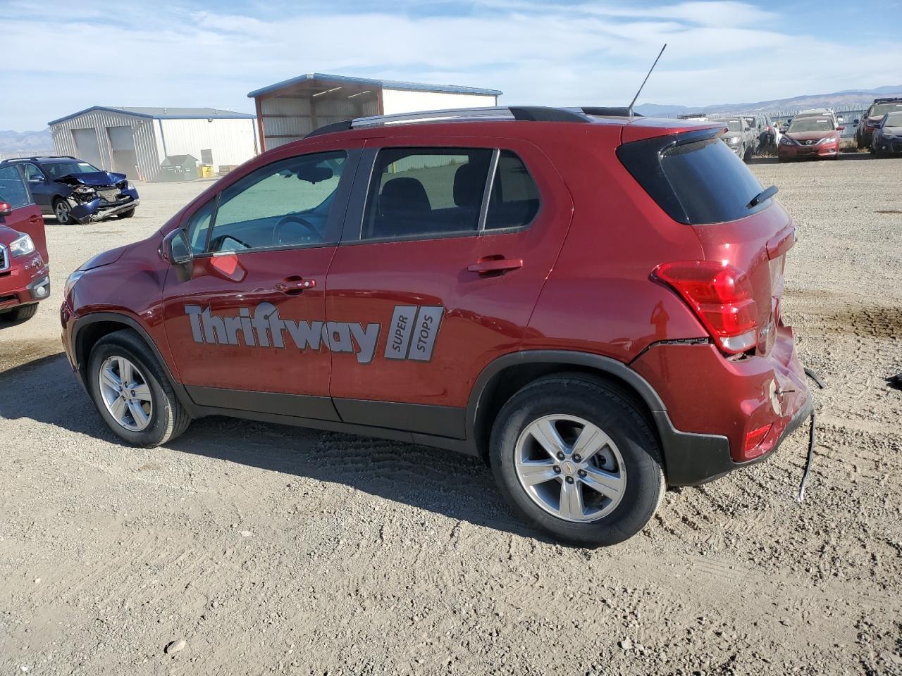 2021 Chevrolet Trax VIN KL7CJPSB2MB348293 Copart auction photo, rear end / front end damage thumbnail 2